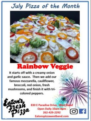 Eaton's Pizza of the month July