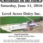 Wash. Co. Breakfast on the Farm in Hartford for 2016