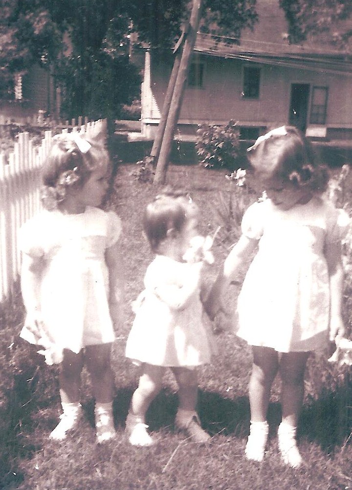 1943 Ann, Casey and Susie Easter dress