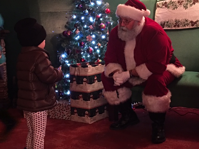 Santa at Enchantment in the Park