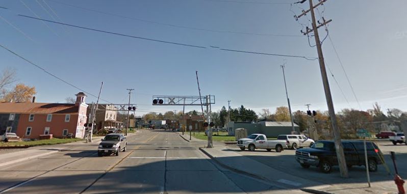 Allenton Hwy 33 railroad crossing
