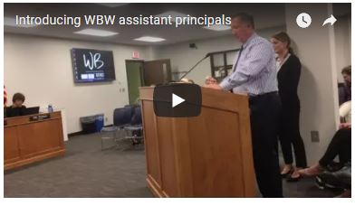 VIDEO | Two new assistant principals from West Bend West High School introduced