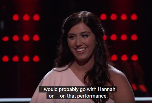 VIDEO | Hannah Mrozak advances on The Voice 2017 Battle