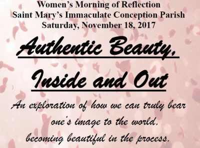 Women’s Morning of Reflection at St. Mary’s Parish