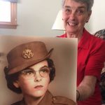 Hilda Rasmussen from West Bend completes the Stars & Stripes Honor Flight