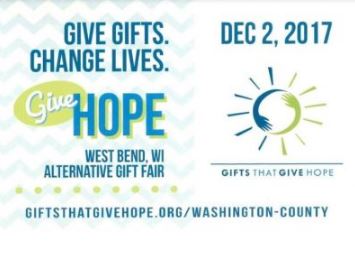 Gifts that Give Hope Gift Fair is Saturday, Dec. 2