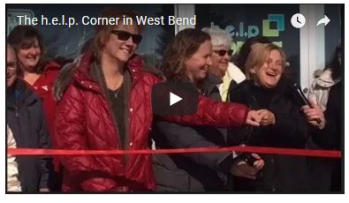 VIDEO | Ribbon cutting and tour of the h.e.l.p. Corner in West Bend