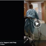 VIDEO | Walking 100 feet. Come on Josh you GOT THIS!