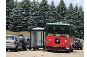 Why the trolley in West Bend
