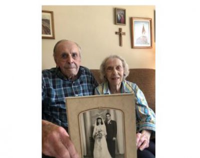 Frankin and Margaret Bales of West Bend celebrate 70 years of marriage.