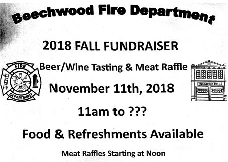 Beechwood FIre Department Fall Fundraiser