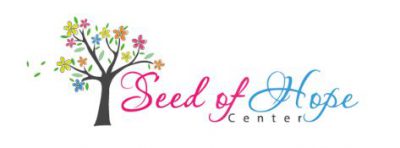 Seed of Hope logo featuring a colorful tree.