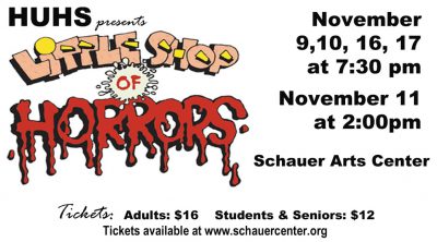 Little Shop of Horrors flyer