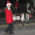 Reindeer in West Bend Christmas Parade