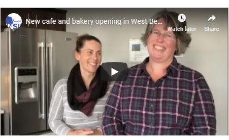 Katherine and Sara owners of new bakery cafe