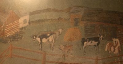Beryl Timmer hand-painted mural