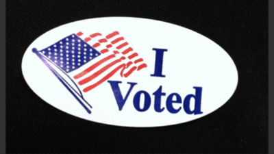 I voted sticker