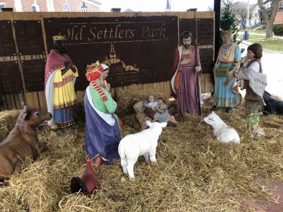 Nativity in downtown West Bend