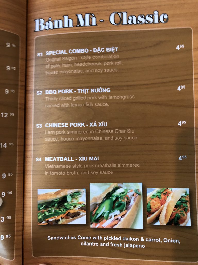 Pearl of Canton menu