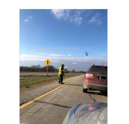 Flight for Life at scene of accident on I41