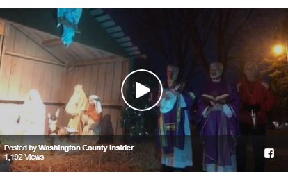 VIDEO | Rebroadcast of the blessing of the nativity at Holy Angels Parish in West Bend Blessing the nativity