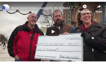 West Bend Rotary donation