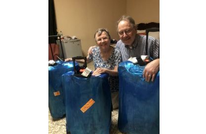 Slindes get luggage