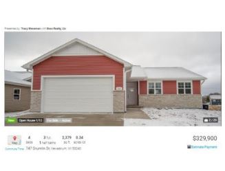 Open house today, Saturday, Jan. 12 in Kewaskum starts at 11 a.m. Boss Realty open house