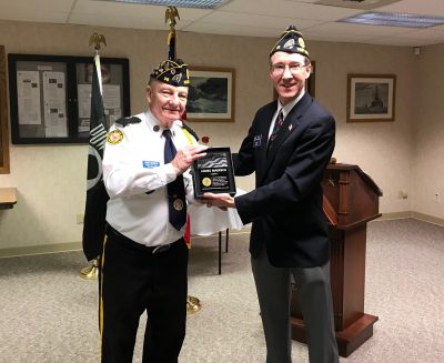 Jim Maersch receives American Legion Award