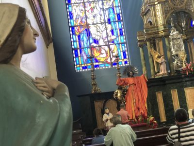 Side chapel at Metropolitan Cathedral of San Salvador 