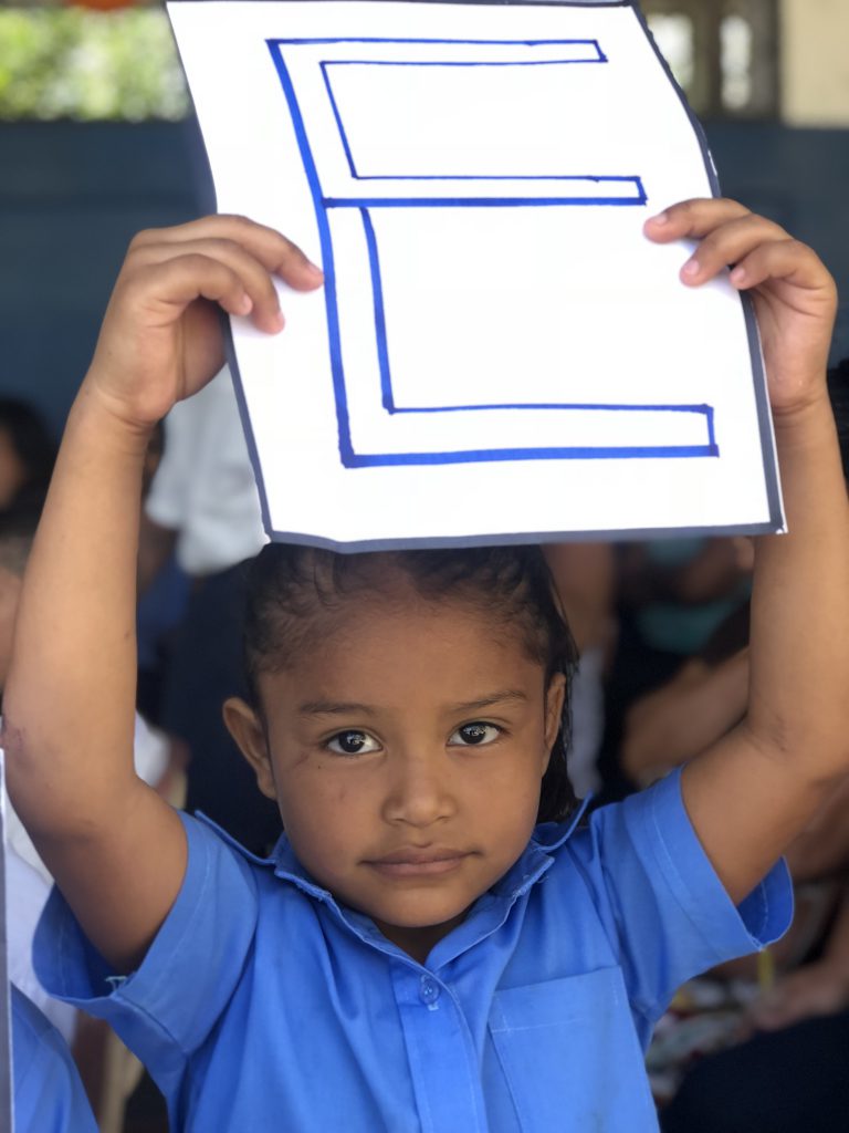 Backpacks and books in El Salvador