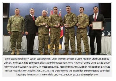 National Guard from West Bend receives award