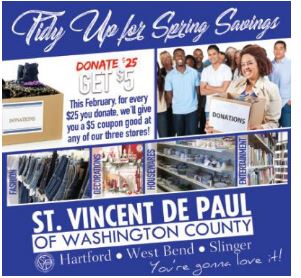 St. Vincent De Paul February sale