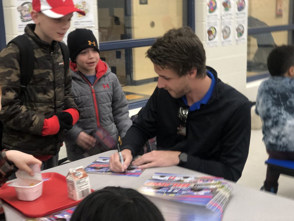 Breakfast with NASCAR driver Josh