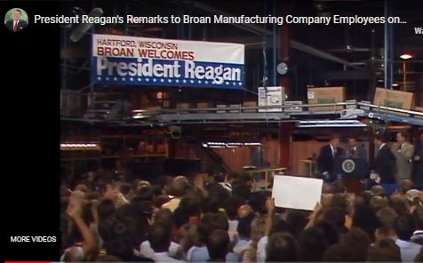 Reagan at Broan in Hartford