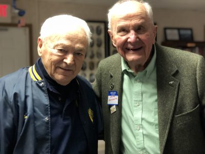 Veterans Joe Zadra and Allen Kieckhafer