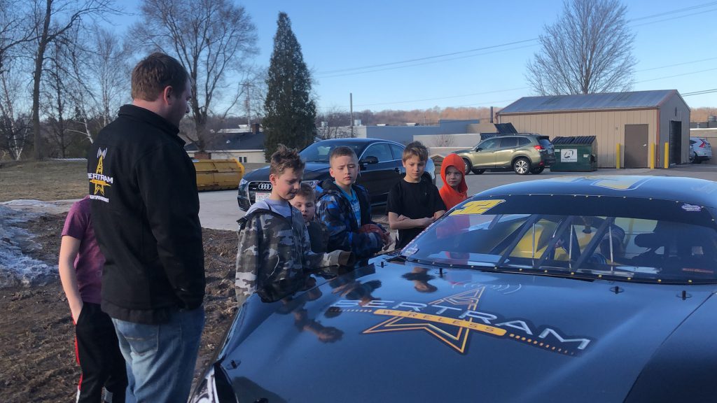 Race car driver from Slinger Speedway