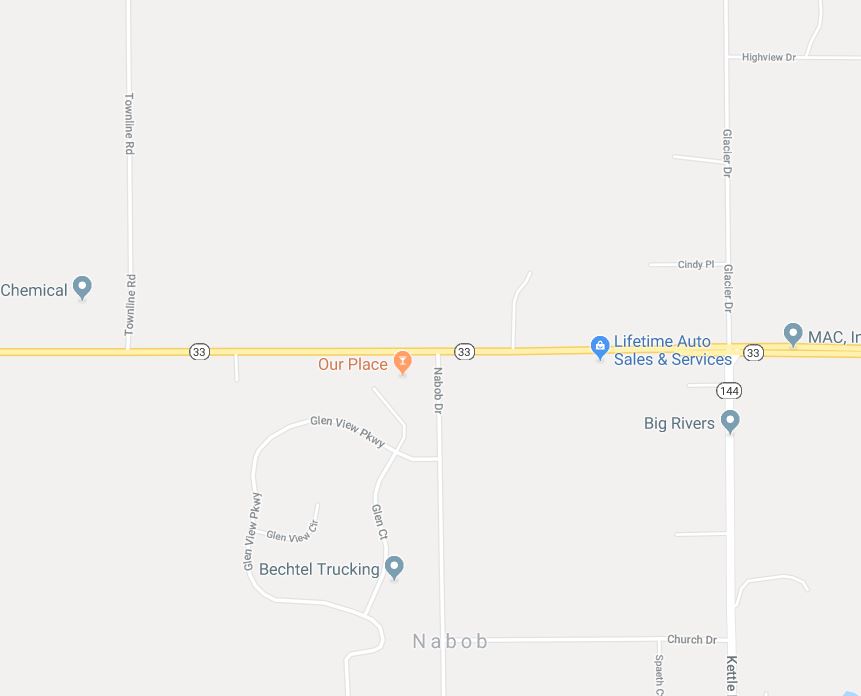 Highway 33 and Nabob Drive