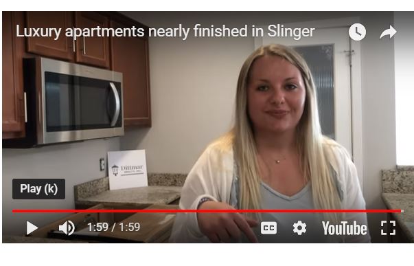 Slinger luxury apartments Dittmar