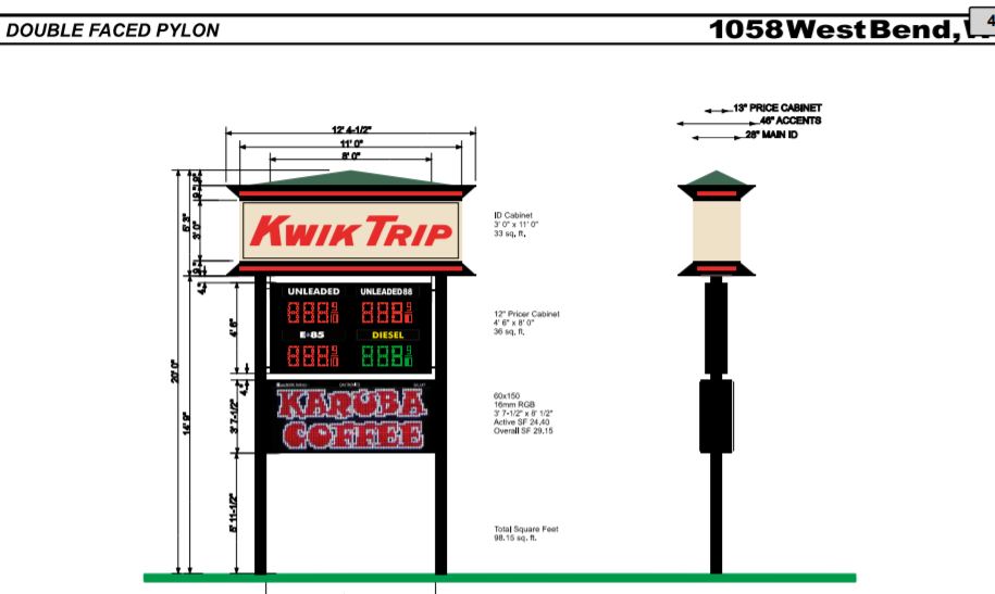 Kwik Trip sign