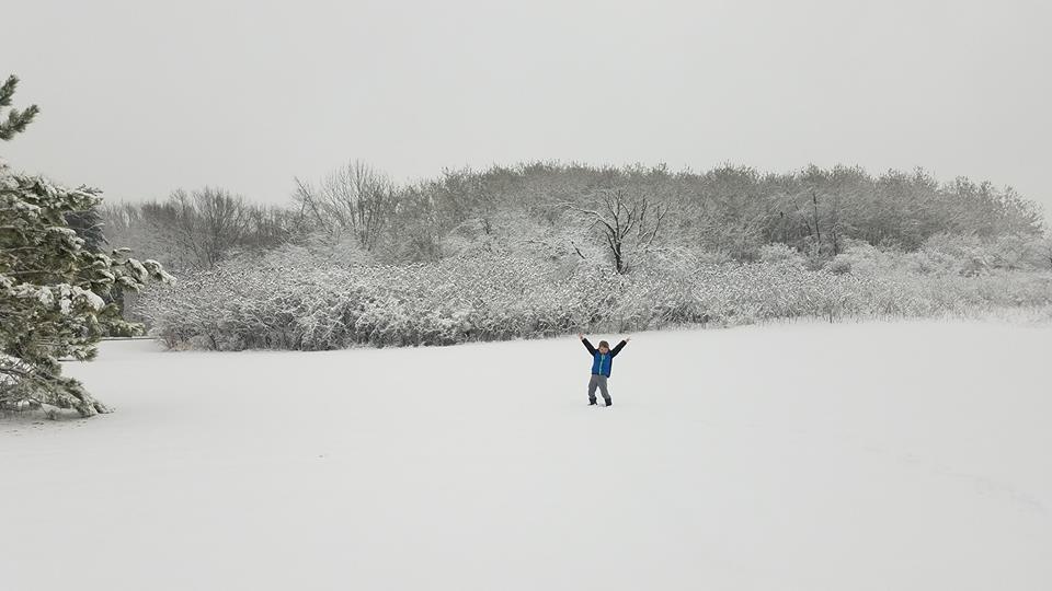 April 10 snow by Lyda Rosine, winter