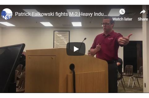 Patrick Falkowski fights rezoning