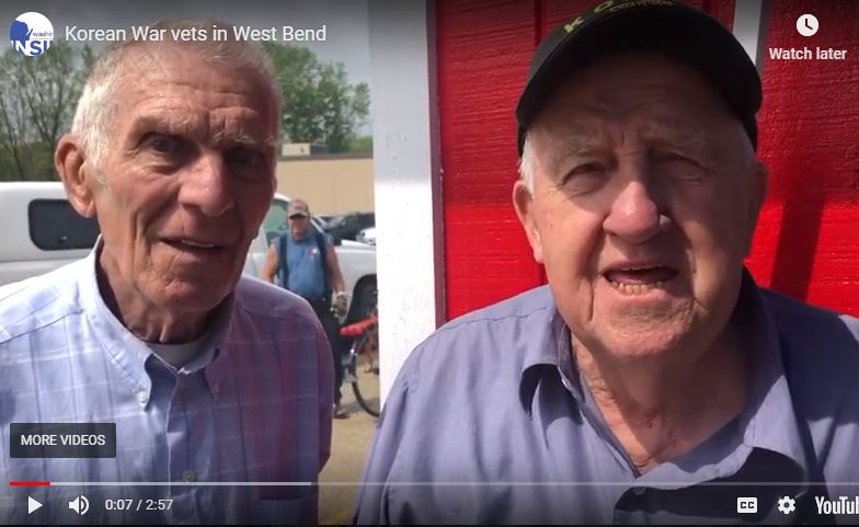Norbert Carter and Nick Habersetzer veteran