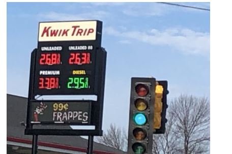 Gas prices on the decline at $2.68 in Hartford