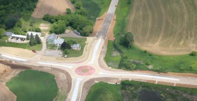 Dodge County roundabout