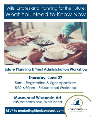 Horicon Bank estate planning