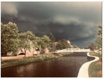 sTORMS ON Riverwalk in West Bend