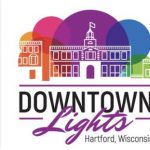Downtown Hartford lights