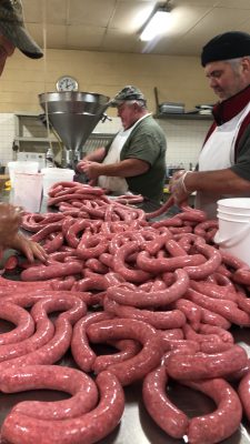 Strawberry brats at Schwai's