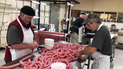 Strawberry brats at Schwai's